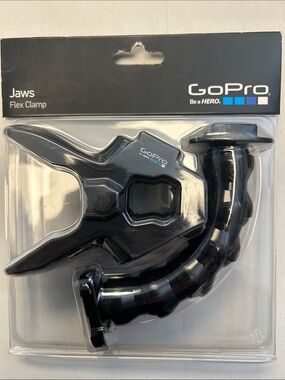 GoPro Jaws Flex Clamp in Black with Blue Logo
